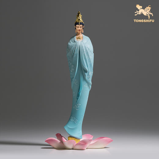 铜师傅《云影》客厅桌面铜观音摆件 家居装饰工艺品 商品图3