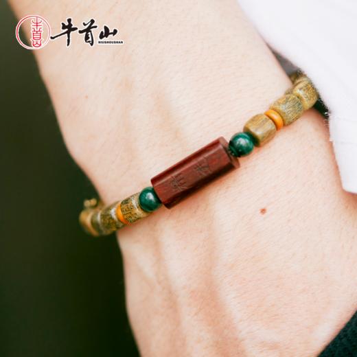 牛首山绿檀四方来财系列手串文玩念珠文玩手串手链送朋友礼物 商品图4