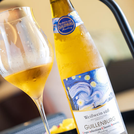 【德国进口】贵伦堡·雷司令甜白葡萄酒 13°微醺甜白  冰镇口感更佳 口感轻盈顺滑、余韵悠长 750ml*4瓶礼盒装（送高端礼盒+海马刀 ） 商品图14