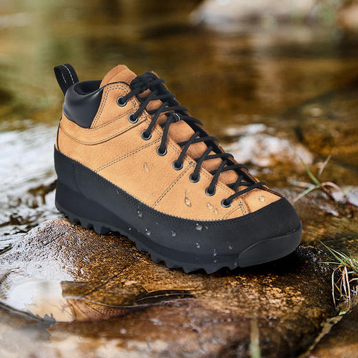 【又乐】完美平替中帮徒步鞋头层牛皮T004 商品图0