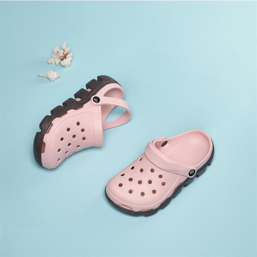 美尘  迪特防滑男女款洞洞鞋（随机配6个鞋花） 商品图4