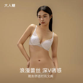 箴言舒适时尚文胸|浪漫蕾丝 深V诱惑 软糯肤感 朦胧情调