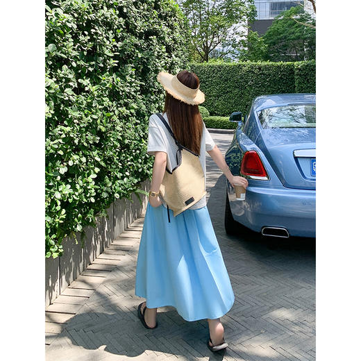 【149元任选2件】 现货！湖蓝半裙 商品图4