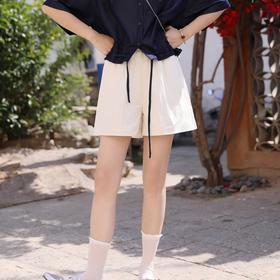 Beau Muse 慵懒肌理山本休闲短裤  I 12色可选 宽松A字版型显瘦显腿长 肌理褶皱感面料 软糯亲肤 