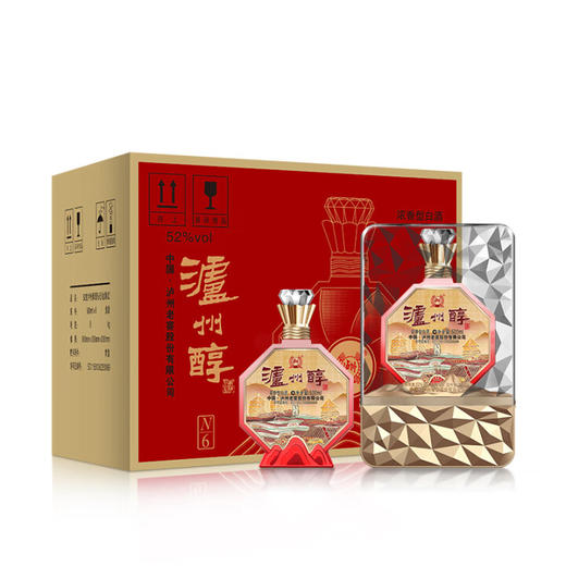 【百人拼团】泸州 泸州醇 N/6 浓香型 52度 500ml*6瓶 整箱 商品图1