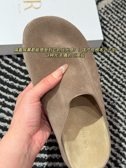 原单品质𝐓𝐡𝐞 𝐫𝐨𝐰穆勒拖儿半拖鞋051411 商品图9