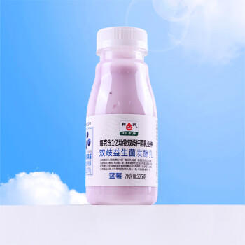和润 双歧益生菌酸奶发酵乳 蓝莓果粒 235g*6瓶*1盒 风味酸牛奶 商品图6