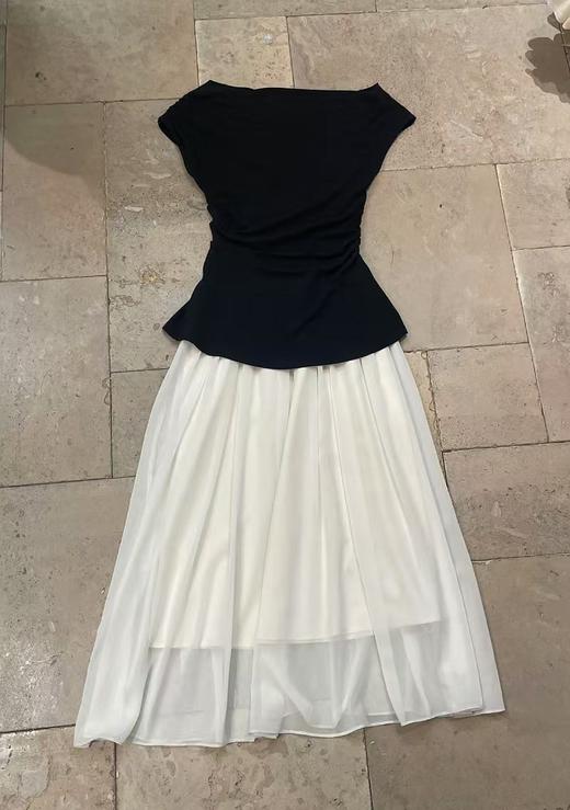 【门店同款】ENJOY夏季“悠然之境”气质拼接长裙 162504201 商品图0