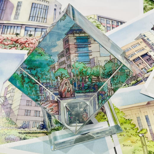 创意diy师大文创水晶魔方 商品图2