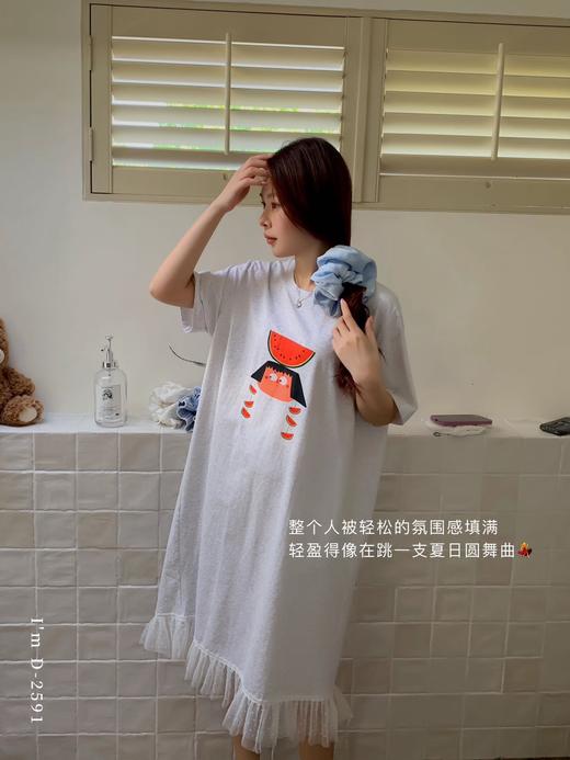 老米优品🎈 3-5天! 美翻啦！一条从早穿到晚的神仙睡裙！《纱纱花边💗蕾丝芭蕾风遛弯裙》高颜值，超舒适！Q250514A 商品图8