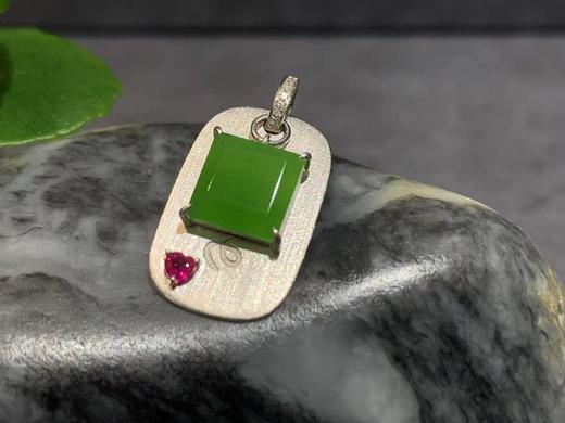 【御珠宫坊】金镶碧玉吊坠 商品图2