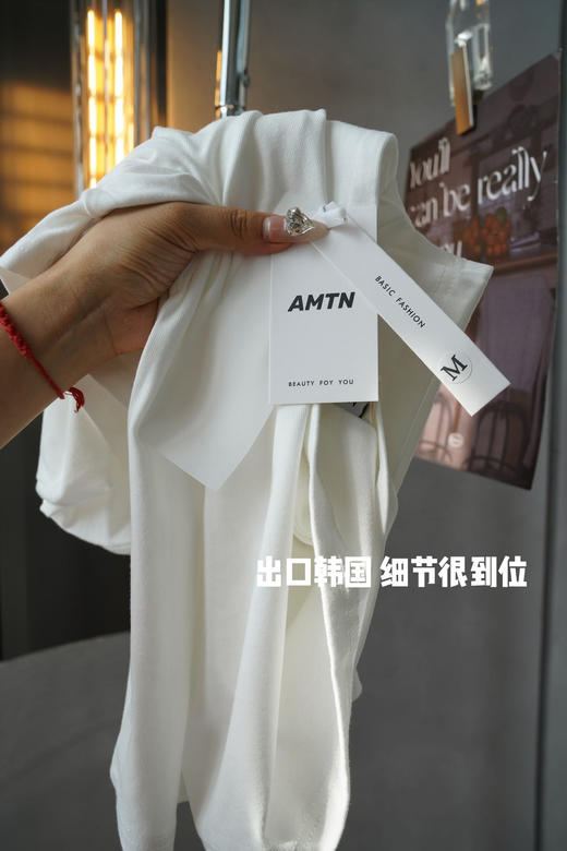 亏钱清仓🔥韩国小姐姐最爱的【AMTN宽松显瘦百搭V领T】💰69元秒完下架！总库存就1000来件！且买且珍惜 商品图7