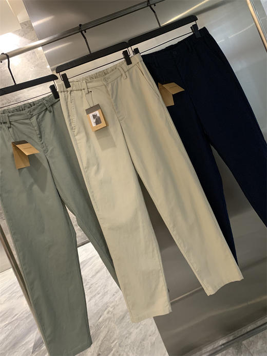 日单休闲!线下599!亚麻棉混纺!2025夏季新款男士薄款透气休闲裤长裤！ 商品图7