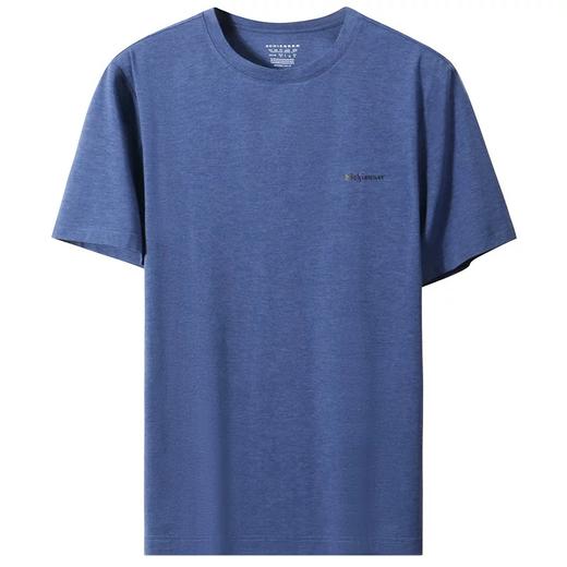 SCHIESSER舒雅男生上衣纯色竹棉短袖睡衣外穿夏季抗菌35/19926U 商品图4