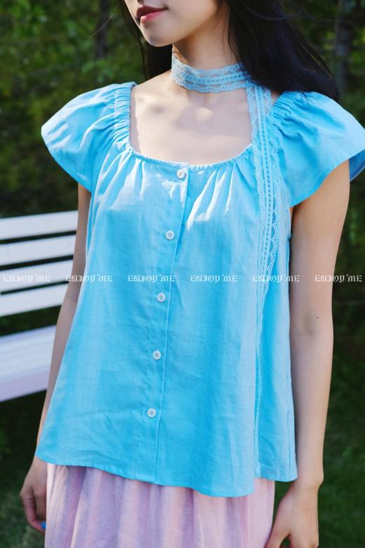 【门店同款】ENJOY夏季“后花园”小飞袖上衣 162543075 商品图2