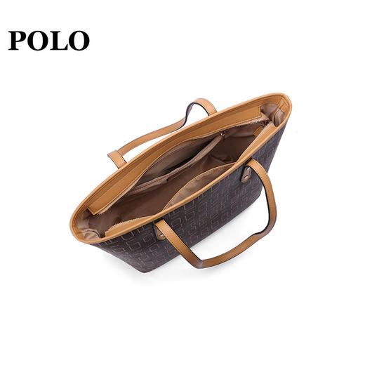 POLO 女士手提包时尚百搭斜挎包大容量印花单肩女包340983 商品图12