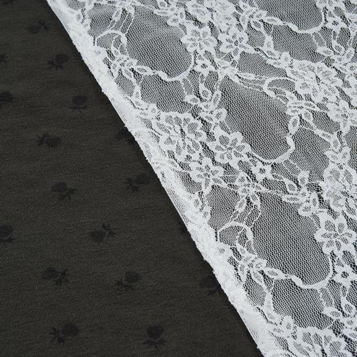 GOODBAI GOODEES碎花蕾丝拼接不规则吊带连衣裙 商品图4