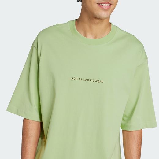Adidas阿迪达斯CODES DOODLE CAMP T-SHIRT 纯棉运动休闲短袖圆领T恤JJ3970 商品图1