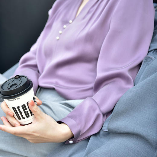 ST.SANLI【成衣系列】优雅时尚设计款衬衫GA122E01 商品图3