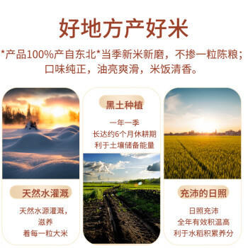 七河源雪晶米20斤 东北大米10kg 2024年新米 一级粳米中秋福利 公司团购 /粮油调味 /米 /珍珠米 商品图3