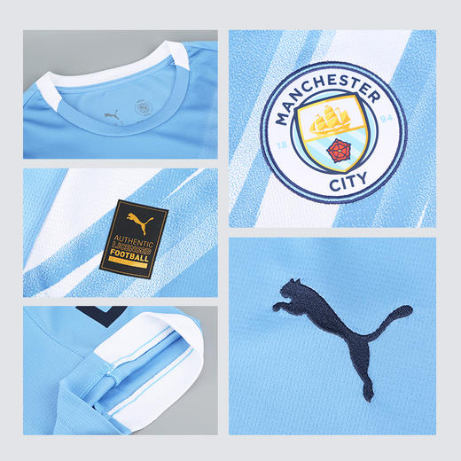 小李子PUMA彪马25-26赛季曼城主场球迷版球衣成人短袖男780338 01 商品图3