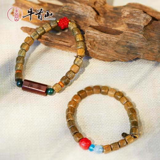 牛首山绿檀四方来财系列手串文玩念珠文玩手串手链送朋友礼物 商品图0
