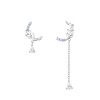 【穗穗相思】S925纯银高级感锆石不对称麦穗耳钉【YXS-E2619】 商品缩略图4