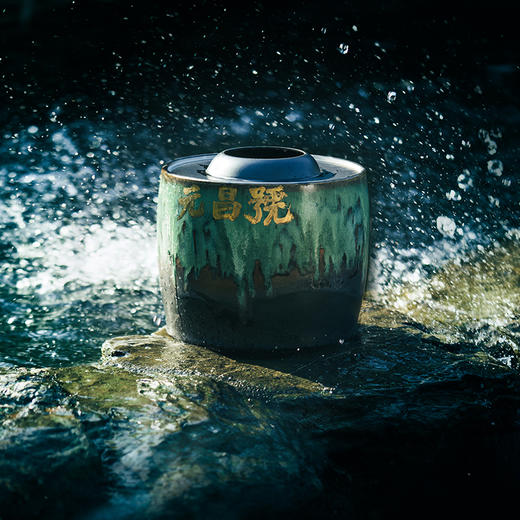 【元昌号】品牌定制茶具玄地青绿茶叶罐東方色「青綠山水」·讓茶住進山林 商品图3