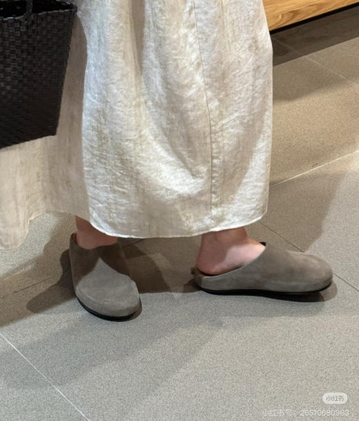 原单品质𝐓𝐡𝐞 𝐫𝐨𝐰穆勒拖儿半拖鞋051411 商品图3
