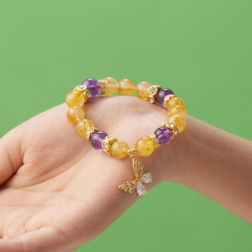 Manreya玛芮雅“蝶舞幻境”水晶手串 商品图1