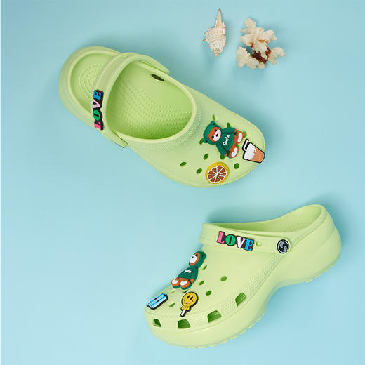 美尘  云朵洞洞老爹花园洞洞凉拖鞋（配8个鞋花） 商品图6