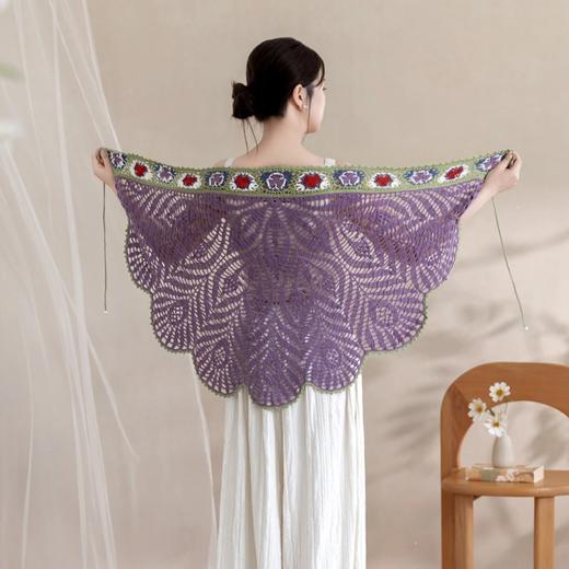 苏苏姐家云颂披肩手工DIY编织钩针棉麻毛线团自制材料包 商品图2