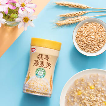 银鹭藜麦燕麦粥280g*12罐礼盒低脂健康粗粮燕麦粥代餐  /粮油调味 /方便食品 /速食粥 商品图1