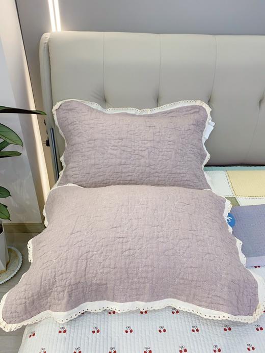 松植屋轻羽棉纱枕巾/枕套100%全棉纱布A类新疆长绒棉纱布正反两面可用吸湿透气四季通用 商品图10