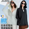 自带手套女款【德国、日本等全球33国高防晒认证】素湃Supield指尖护手背防晒衣F588弧形大帽檐头面颈一体防护加长扣指袖口设计双色可选 商品缩略图0