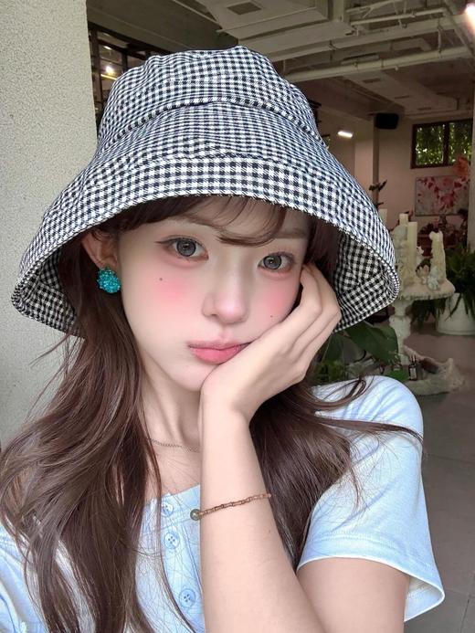 高版本❗️终于给我挖到了❗️【千鸟格防晒帽子】原版1：1定制 ‼️宇宙超低价💰49，怒省100多！本年度最佳的帽子，直接焊si在头上•ᴗ• 商品图2