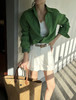 ✨【100%苎麻版松绿衬衫】‼️🌿无苎麻不夏天，前面做了几款苎麻衬衫大受欢迎，这次更加大胆做了松绿色版本，绝了！气质这块妥妥的拿捏！ 商品缩略图1