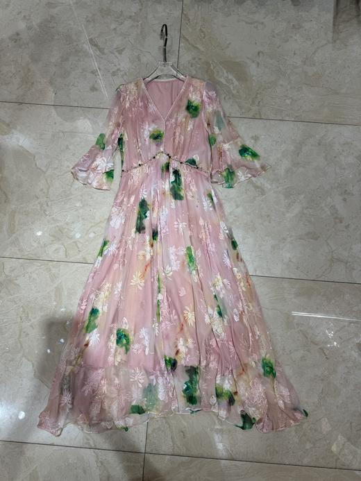 【门店同款】ENJOY夏季山雪粉彩绣长裙 162345790 商品图0