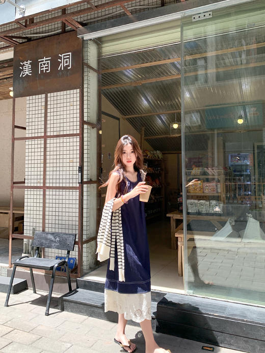 【折后再享2件88折】最后一波现货！下摆拼接背心连衣裙 日常229.99/件 立减80 秒杀149.99/件！！ 商品图6