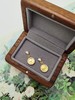 古董科沁金币黄金配钻石耳环 商品缩略图2