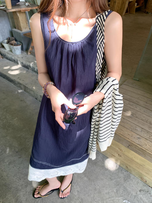 【折后再享2件88折】最后一波现货！下摆拼接背心连衣裙 日常229.99/件 立减80 秒杀149.99/件！！ 商品图9