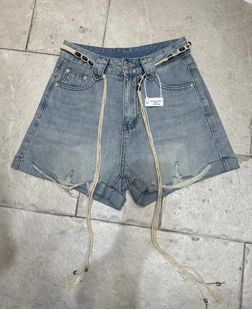 【门店同款】ENJOY夏季腰绳卷边短裤 162450119 商品图0