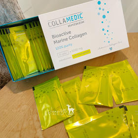 一般贸易  不占用额度【无添加 小分子易吸收 补充一二三型胶原蛋白】深海鳕鱼胶原蛋白肽粉-柠檬味 30袋 捷克COLLAMEDIC