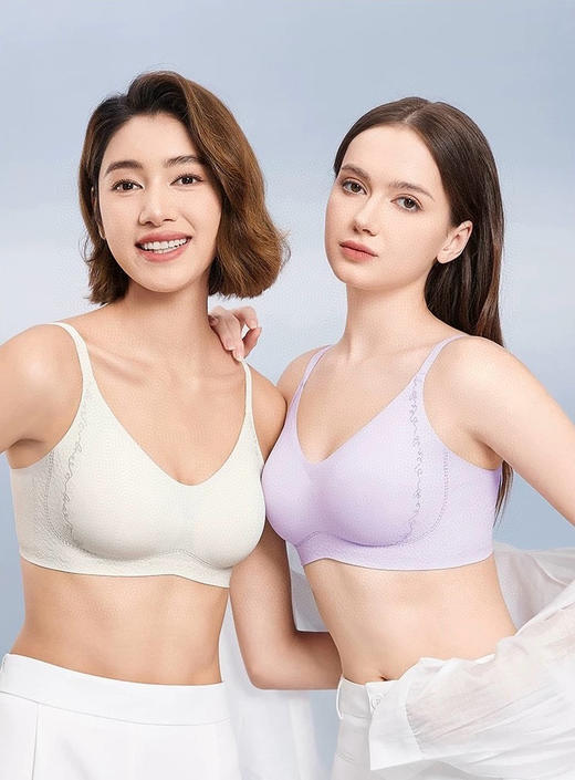 直发【纯原】 梅因斯 3D刷花蚕丝内衣 养护➕聚拢➕舒适 三合一 商品图3