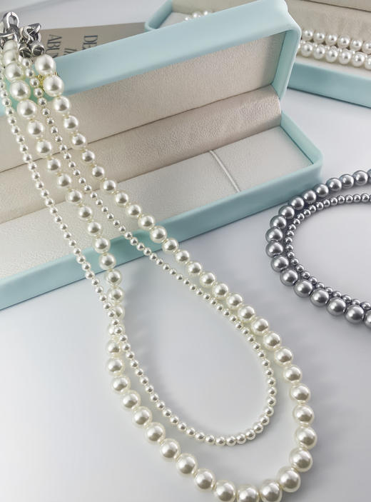 宝藏款❗️【双层多种戴法施华洛珍珠项链】❗️ 轻松解锁六种戴法，有这一条，其他项链都可以靠边了！（72h内发货） 商品图8