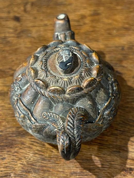 黄杨木雕梅花纹茶壶形摆件，顺丰包邮 商品图13