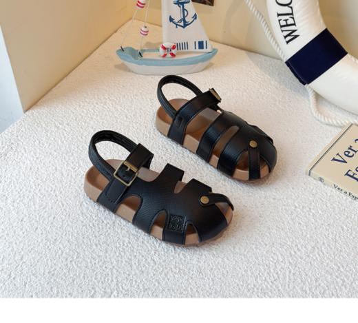 🔥2025 夏季爆款来袭‼️‼️ 【AFJI高品质设计款魔术贴皮质感凉鞋888】🏆轻奢质感，✅触感细腻柔软，✅耐磨耐脏 📍专为萌娃打造的高品质设计款魔术贴皮质感童鞋凉鞋💕 商品图2