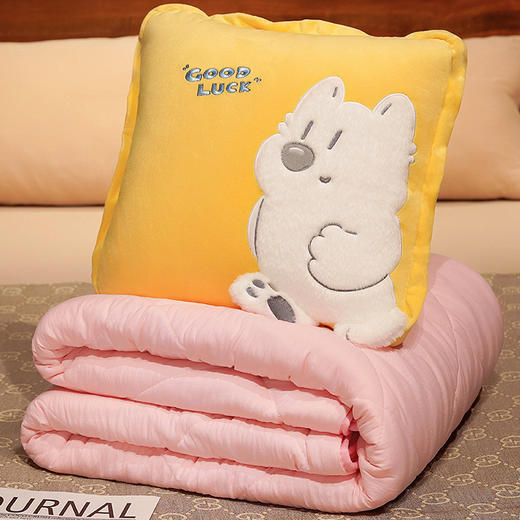 【午休伴侣！两用抱枕被】抱枕被子两用四季通用一体汽车多功能折叠抱枕车载枕头被子二合一。ry 商品图9