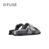Dfuse迪芙斯2025夏季新款丝绒钻扣拖鞋厚底外穿博肯鞋凉拖DFD2110130 商品缩略图13