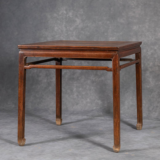 清早期	黄花梨束腰罗锅枨马蹄腿八仙桌 商品图1